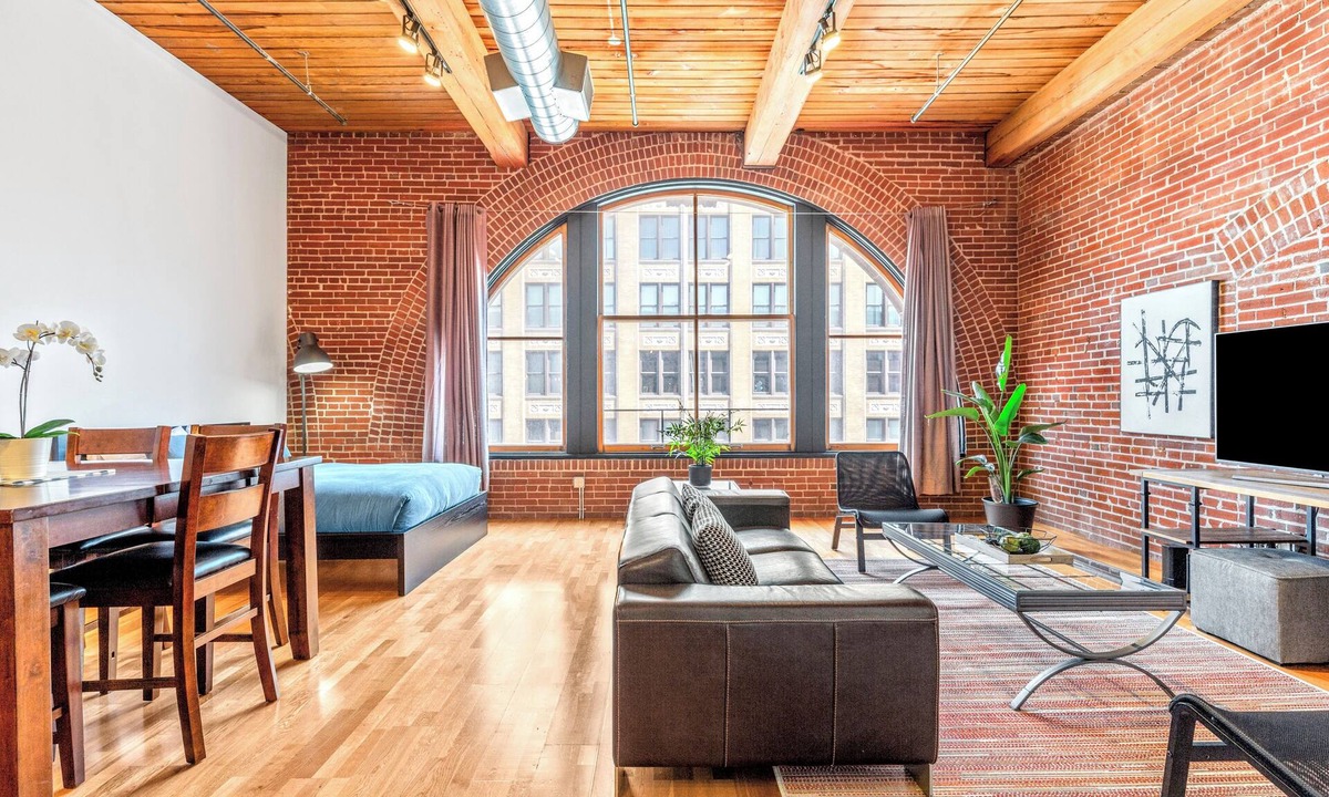 Downtown West Apartment | Stylish Industrial Loft in Downtown St. Louis