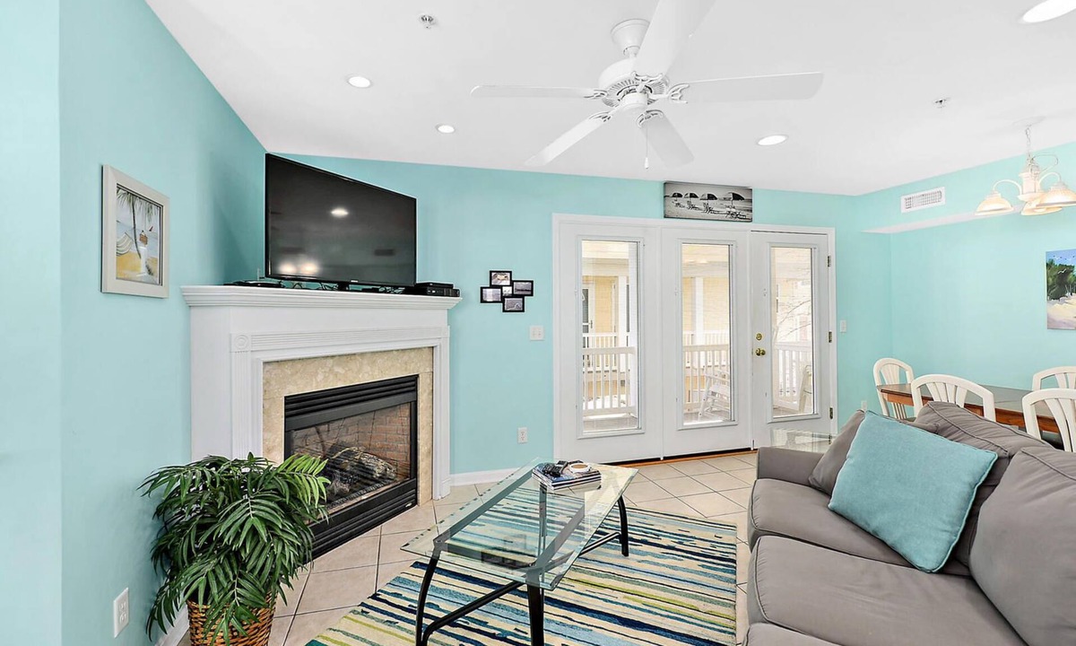 Midtown Ocean City House | Stylish, upscale 3 bedroom condo with a television in every bedroom and living room, free WiFi, and two floors located downtown only a few streets from the boardwalk and only steps to the beach!