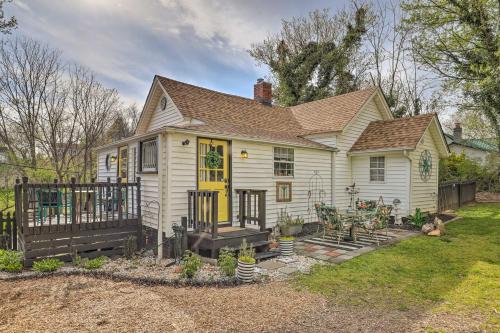 Woodfin House | Stylish Woodfin Home with Backyard and Fire Pit