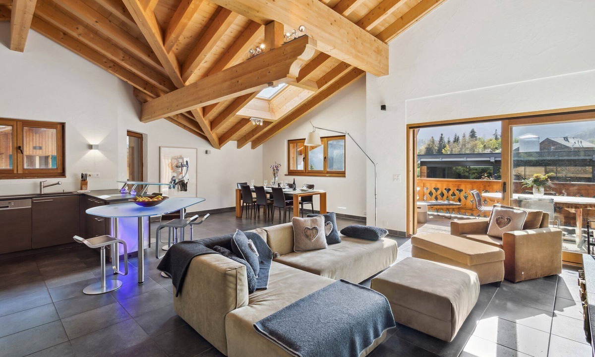 Champery Apartment | Sublime duplex with mountain view The Lodge Champéry - By Mrs Miggins
