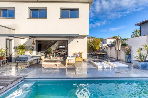 Mauguio Villa | Sublime Maison Moderne avec piscine