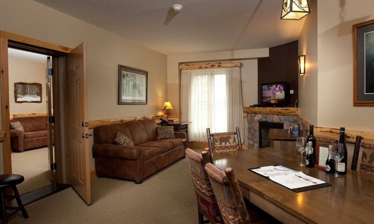 Blodgett Mills Condo | Suite + Fireplace & Balcony | Onsite Waterpark