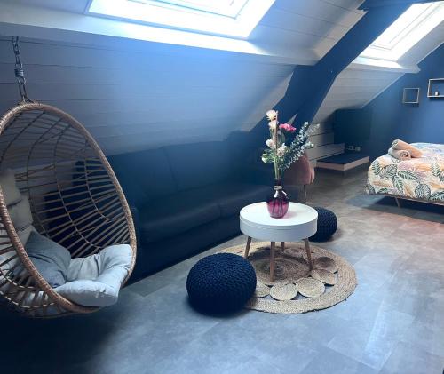 Duclair House | Suite la Parenthèse cosy avec salon prive 25m2 Wifi Netflix Duclair