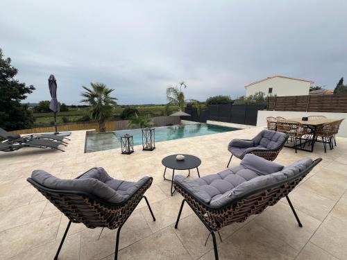 Pignan Bed & Breakfast | Suite privée accès piscine