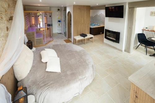 Soisy-Bouy Apartment | Suite Spa Privatif près de Provins Jacuzzi Sauna