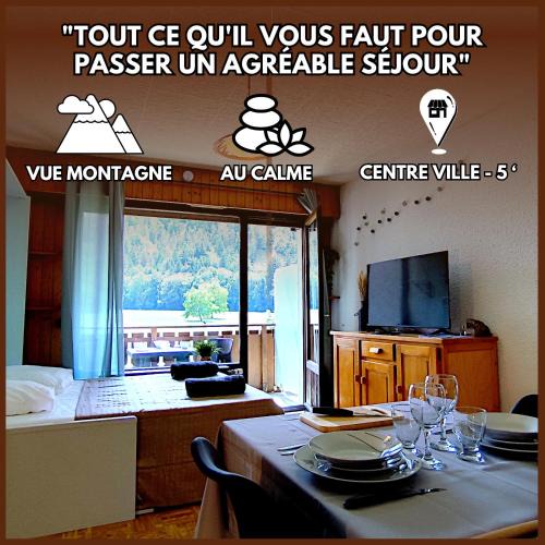 Thones Apartment | Sullenza # Parking - Proche Centre - Vue Montagne