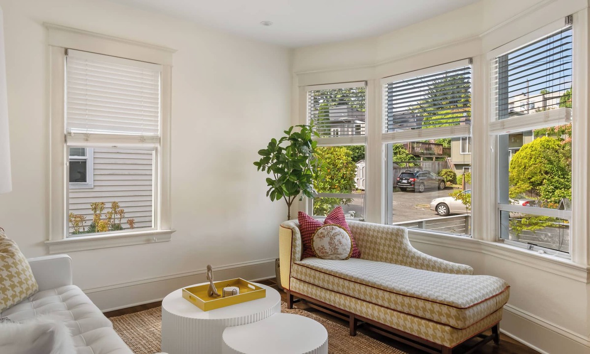 Washington Park House | Summer House- Kingbed | workspace | outdoor dining