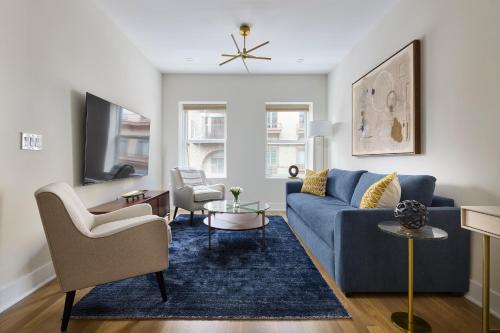 Hoboken Apartment | Sunny 2BR Loft Work Relax Minutes to NYC