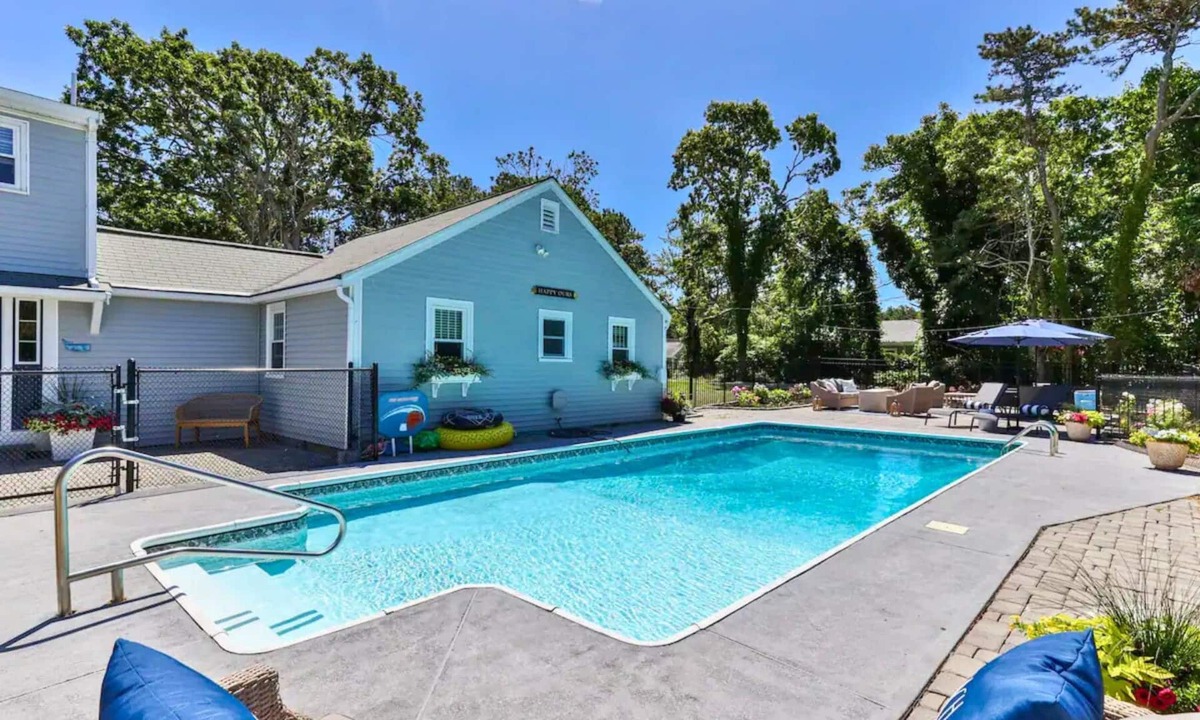 Dennis Port House | Sunny Rays: Where Poolside Bliss Meets Ocean Breeze!"