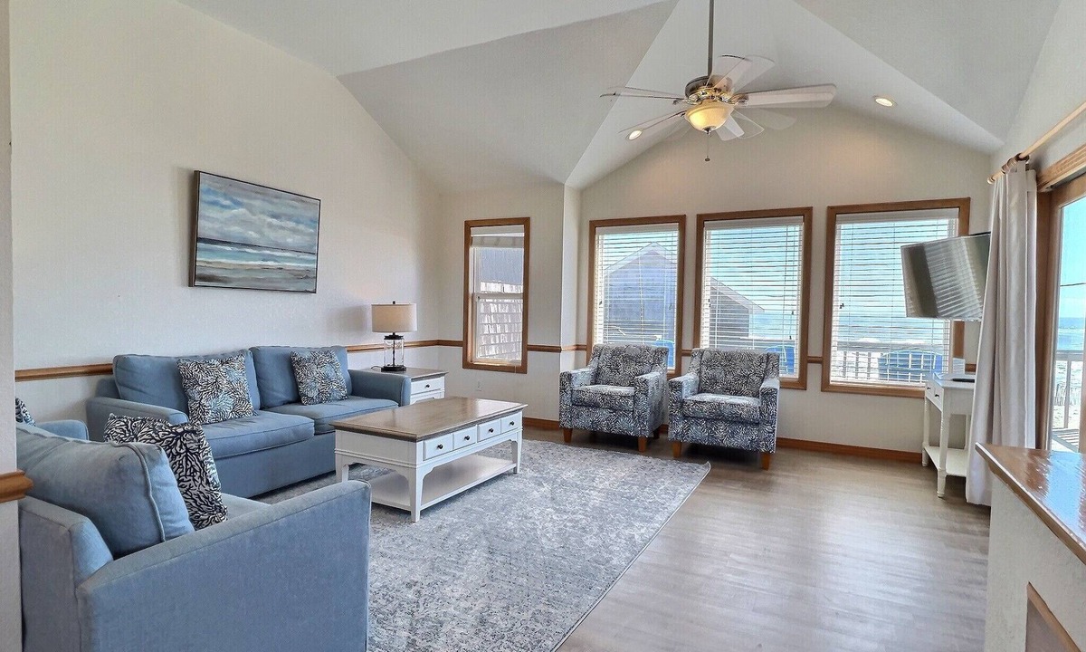 Buxton Cottage | Sunrise Cottage- Excellent Ocean Views- Steps to Beach- Community Pool