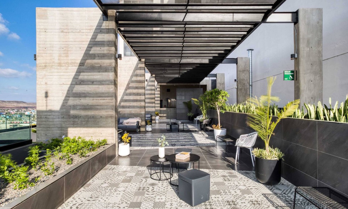 Avenida Revolucion Apartment | Super Cool Duplex Loft: Rooftop with a Fire Pit