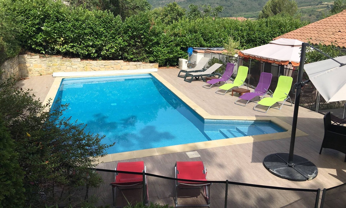 Roquetaillade Villa | Superbe Villa 4 ch Climatisées Avec gd Piscine Privée Plein sud Sans Vis-à-vis