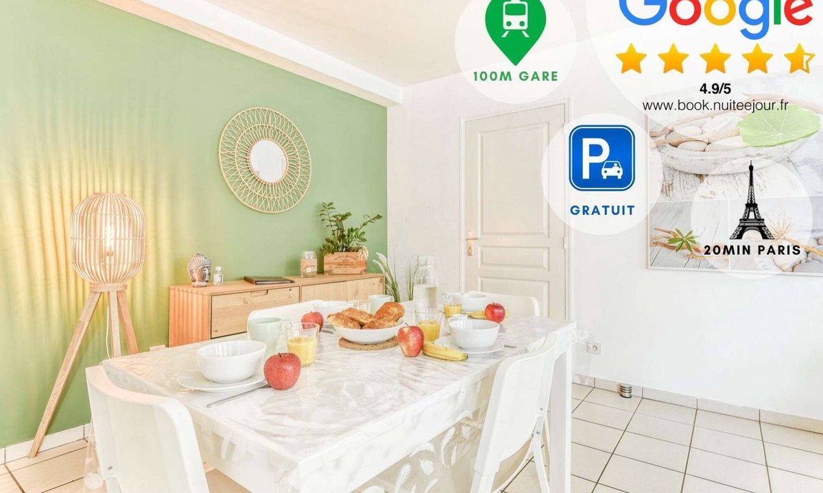 Saint-Cyr-l'Ecole Apartment | Superb 45m2 apartment fully equipped