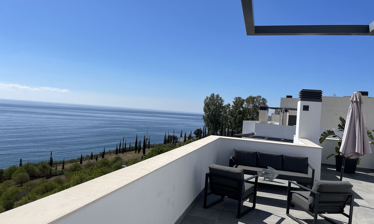 Velilla-Taramay Apartment | Superb apartment, 95m2 terrace, panoramic sea and mountain views, next to beach
