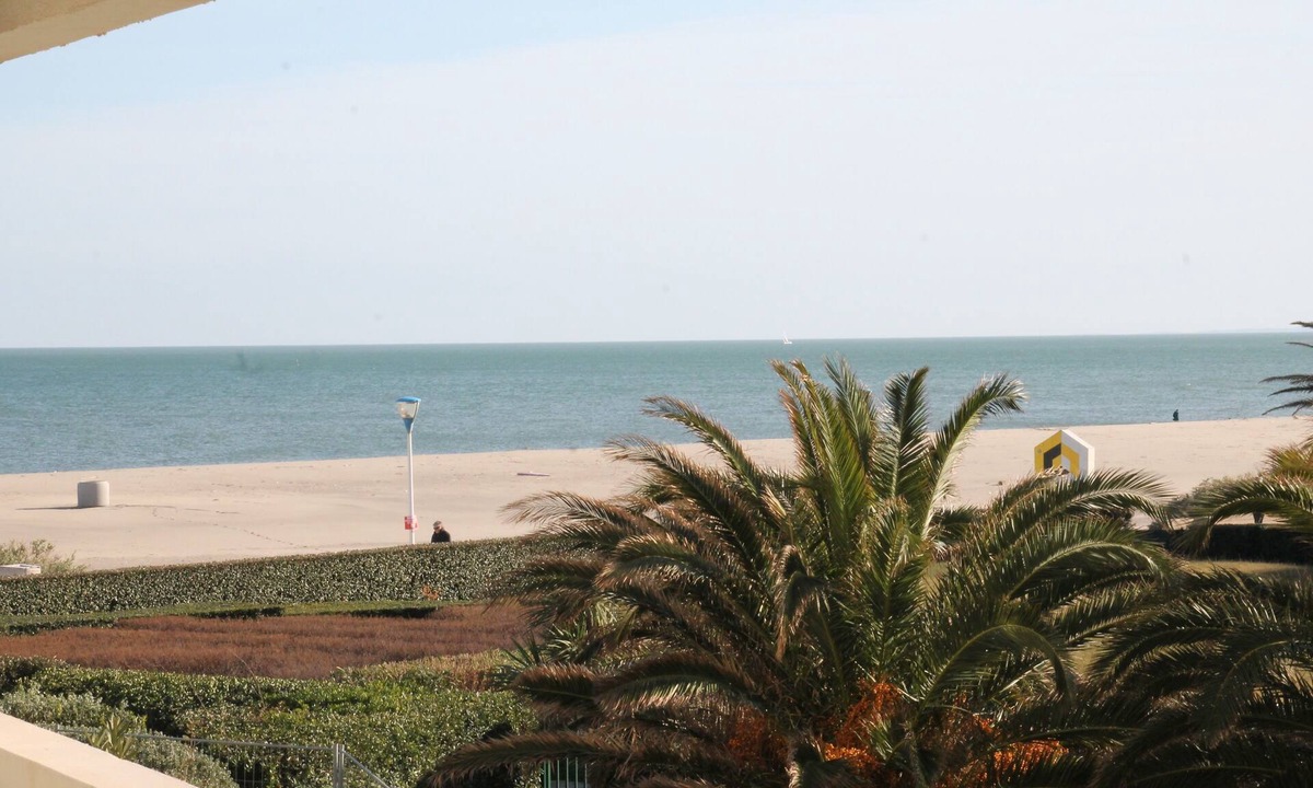 Canet-Plage Apartment | Superb renovated apartment of 45 m2 on the seafront with large terrace