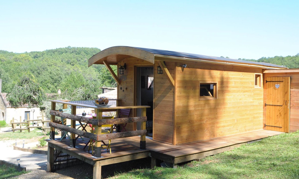 La Masse Cabin | Superbe Roulotte en Pleine Nature. Idéal Pour une Parenthèse Hors du Temps !