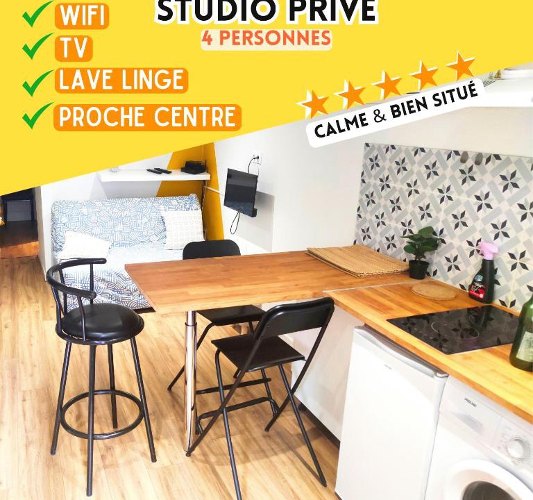 Pamiers Apartment | SUPERBE Studio avec coin nuit TOUT EQUIPE !