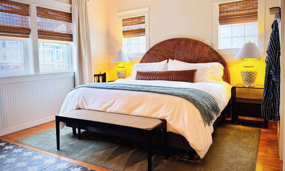 Historic Railroad District House | Swank Suites | Step Free King