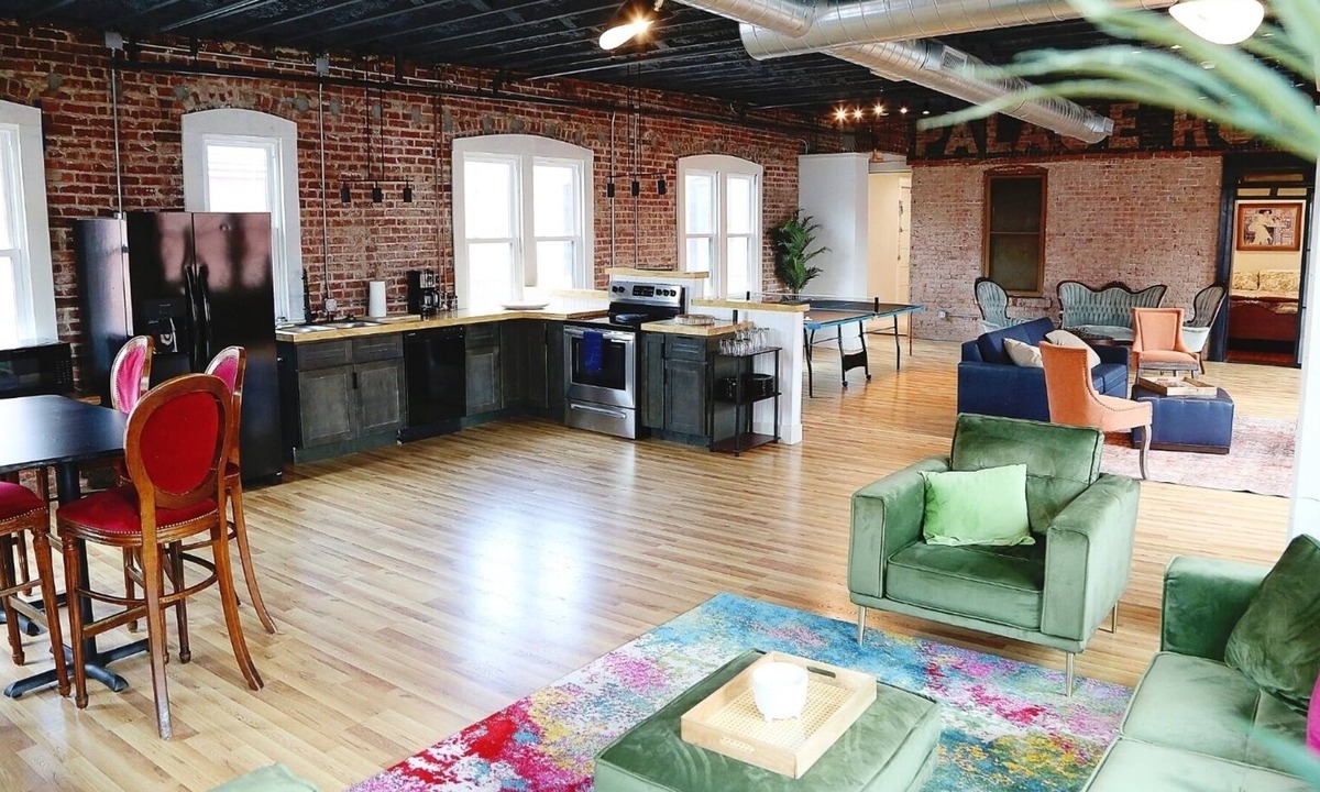 Bartlesville Apartment | Swanky downtown Loft fit for a king! History and Luxury for a perfect getaway