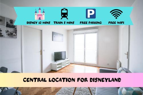 Bussy-Saint-Georges Apartment | Sweet Home Disneyland Paris - Cosy Apartment WiFi