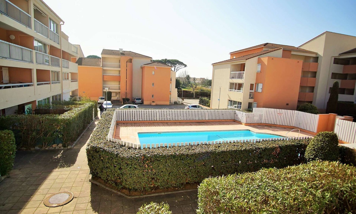 Tamaris Apartment | Swimming pool, balcony, facing south, sleeps 4.