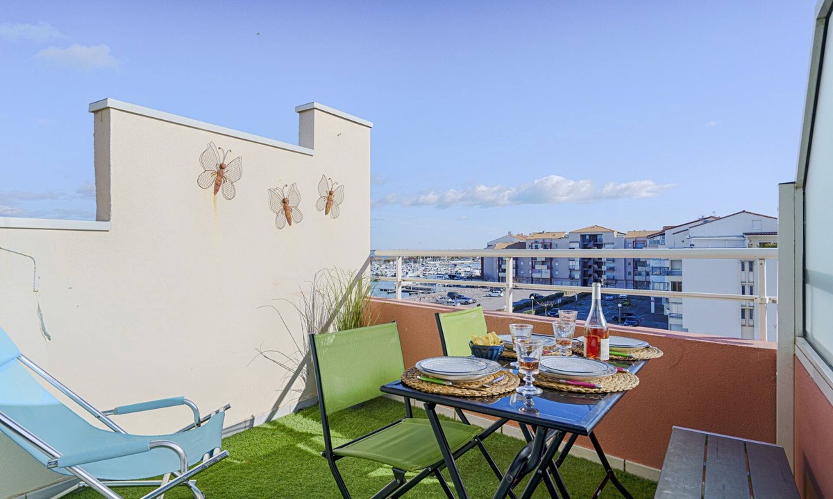 Frontignan Apartment | T2 80m Sea & Sun conditioning - Frontignan Plage