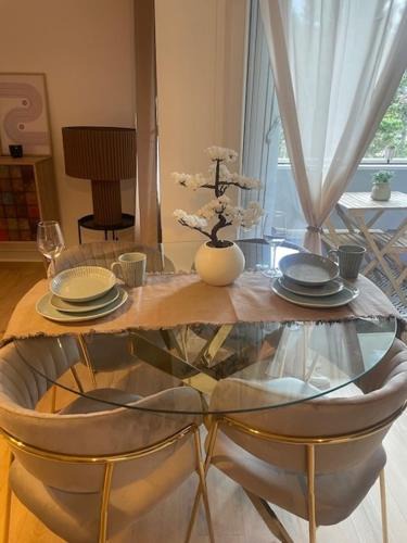 Crolles Apartment | T2 Crolles Haut de gamme terrasse vue Belledonne