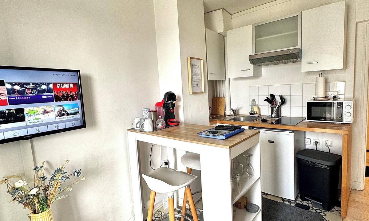 Chateaudun-Bannier Apartment | T2-Face Gare-Balcon-Garage