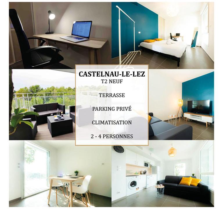 Castelnau-le-Lez Apartment | T2 – Moderne et Business – La Conciergerie Martinkey’s