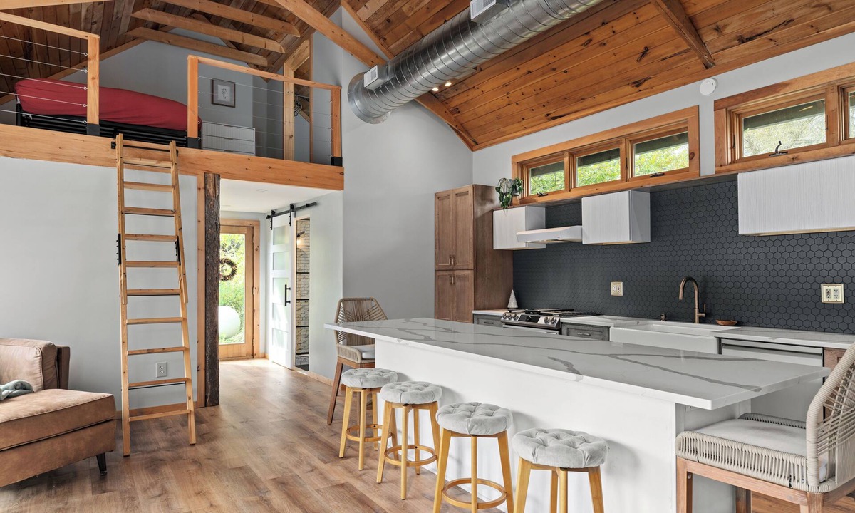 Collins Center Cabin | Take it easy at this unique and tranquil getaway.