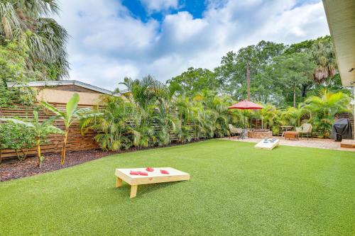 Carver City - Lincoln Gardens House | Tampa Home w/Fire Pit, Yard, Cornhole + More!