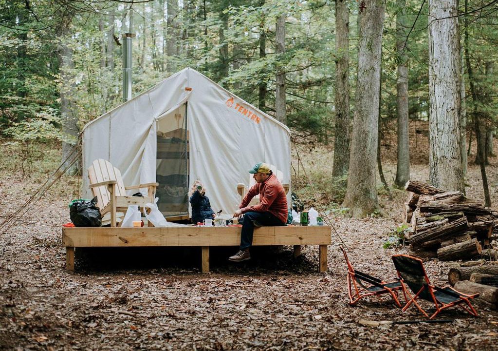 Ellenville Other | Tentrr - Forest with a Trout Creek