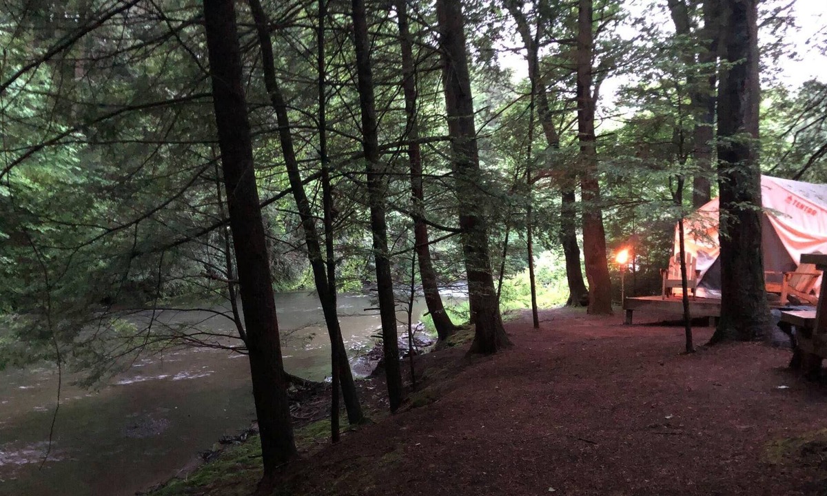 Kresgeville RV Rental | Tentrr Signature Site - Stream Side