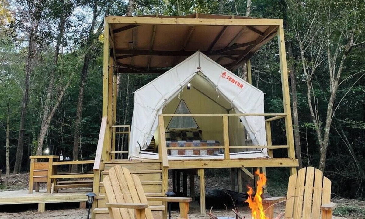 Silsbee RV Rental | Tentrr Signature Site - Piney Woods Outpost