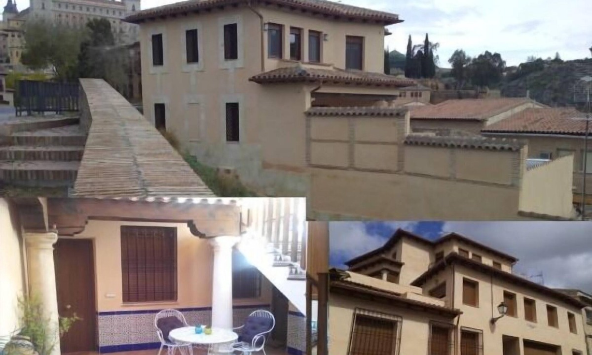 Toledo City Center Apartment | Terrace house in Edif Toledo Magico, ideal for 7 people.