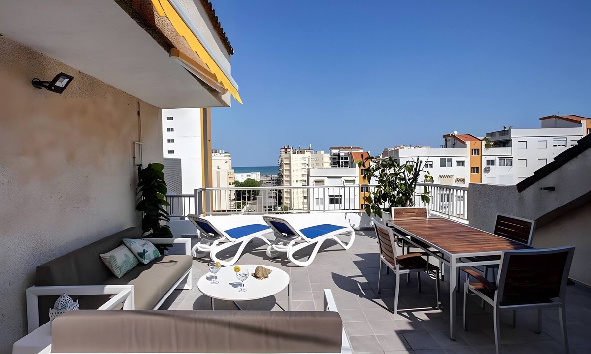 Grau i Platja Apartment | 'Terrazas Playa Gandia' Apartment with Sea View, Wi-Fi and Air Conditioning