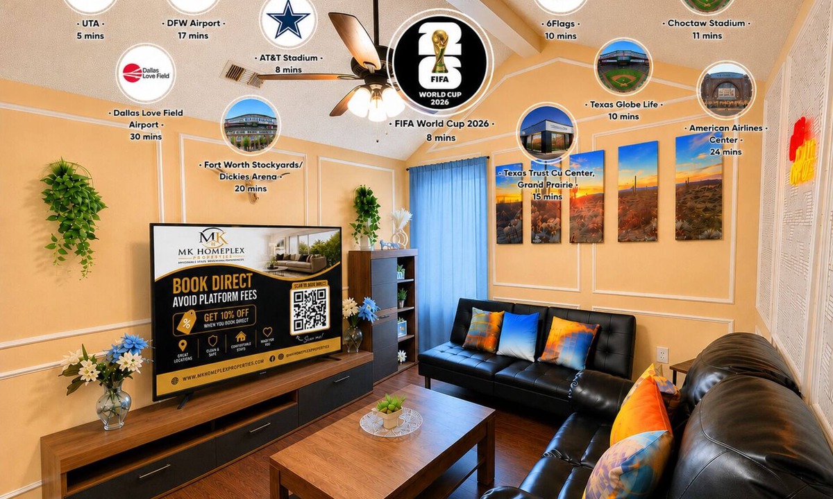 West Arlington House | The Arlington Accessible Retreat — 3BR | One Story |Accessible|Near AT&T Stadium