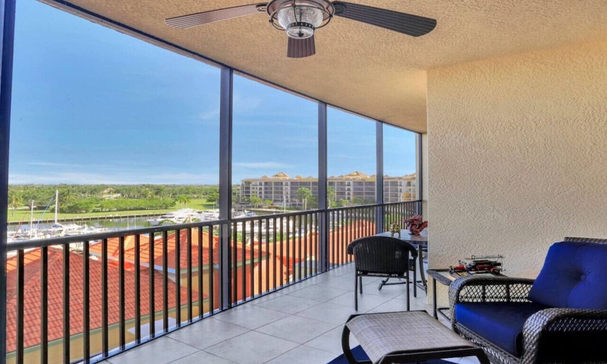 Cape Harbour Condo | The Blue Heron | 2 bedroom 2 bath condo overlooking marina