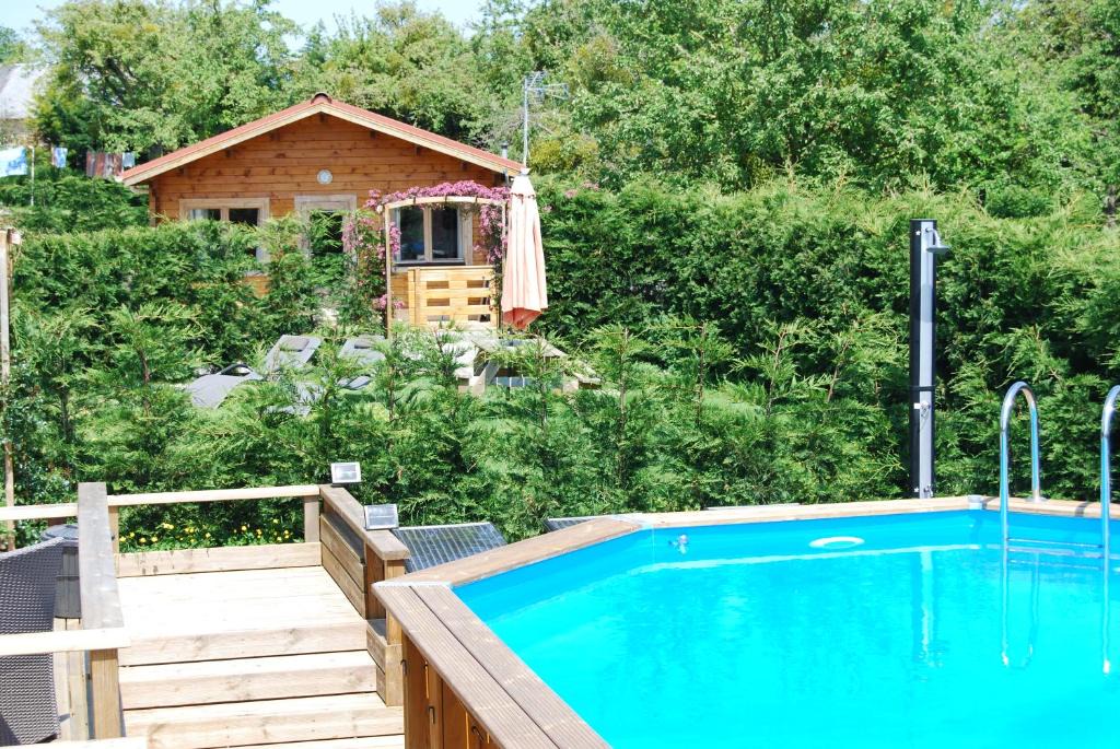 Chalandrey House | The Cabin with heated outdoor pool