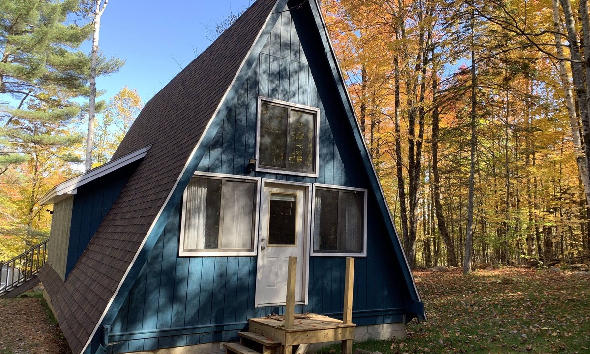 North Creek House | The Cozy Blue A-frame