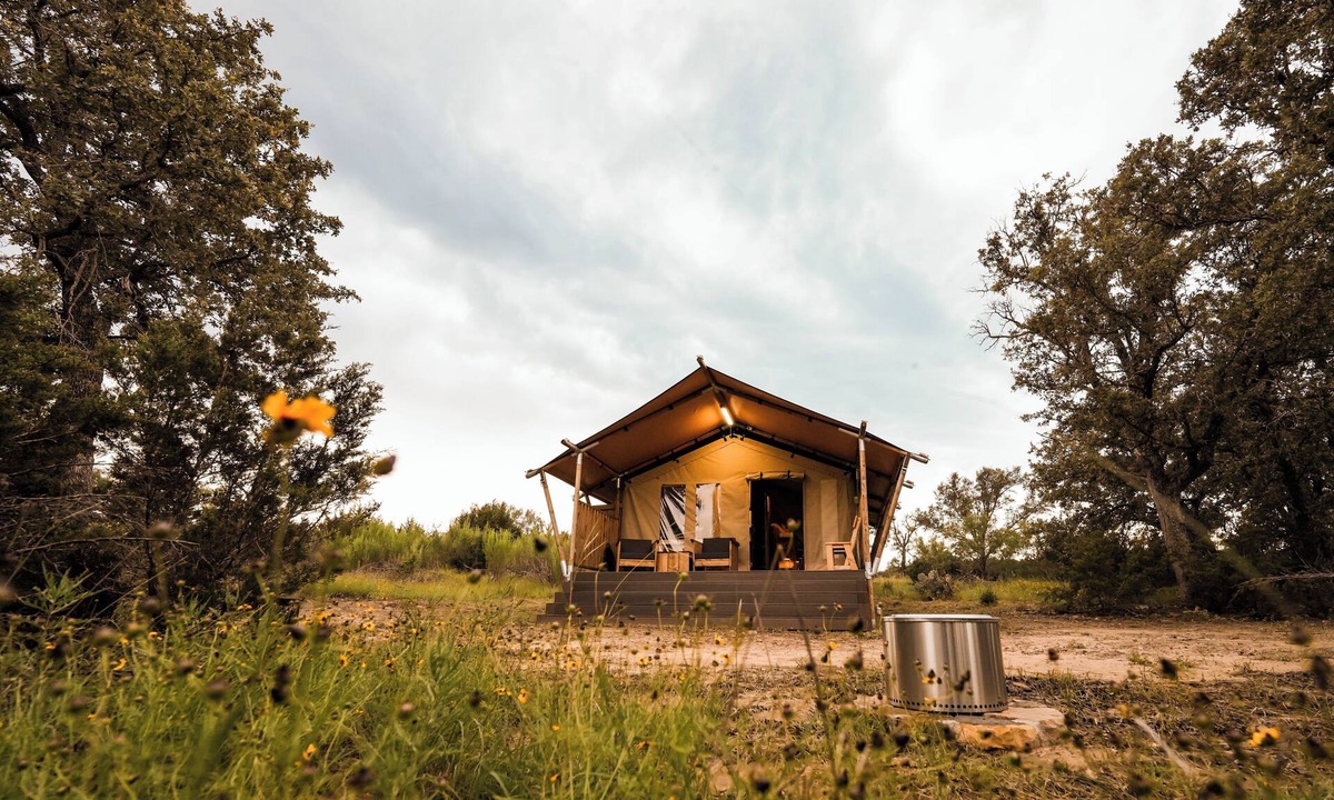 San Saba Cabin | The Evergreen Tent at Hilla Ranch Glamping