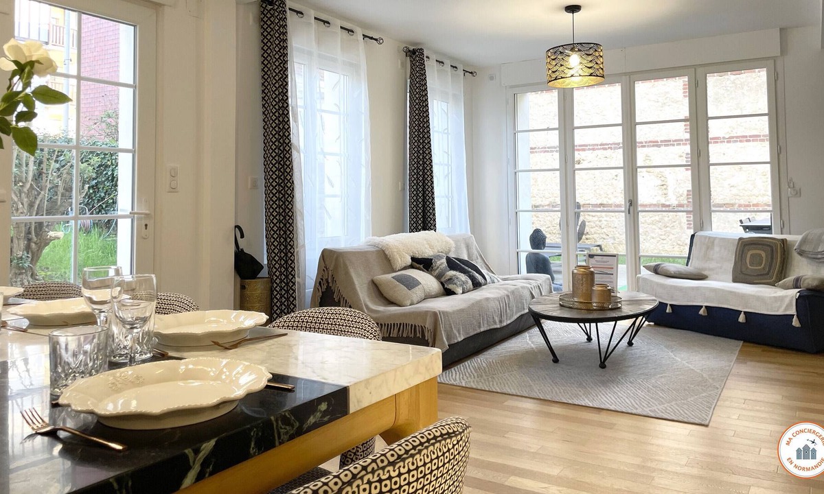 Deauville City Centre Villa | 🌳 The Garden House - 5ch, 4 sdb - 10 Pers