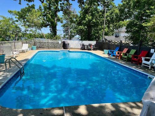 Fox Lake House | The Grand View on Pistakee Lake Pool Pier Stunning Panoramic Lake Views