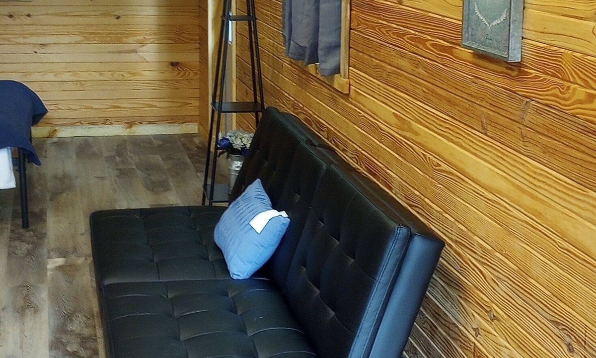 Mammoth Spring Cabin | The knotty pine cabin, Tiny House