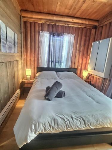 Riviere-Rouge Ski Chalet | The Laurentides PrivateLog and Spa Escape