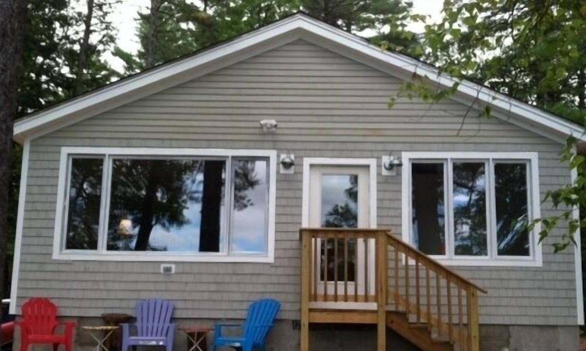 East Baldwin Cabin | The Loony Bin On Sweet Sand Pond!