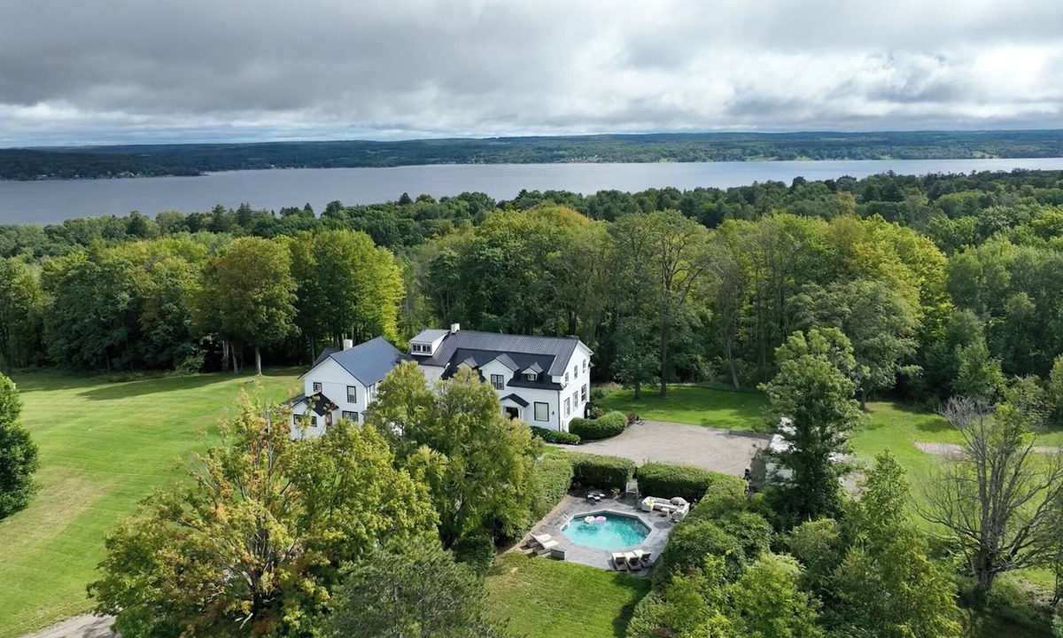 Chautauqua House | The Manor perched above CHQ nLake & CHQ Institution