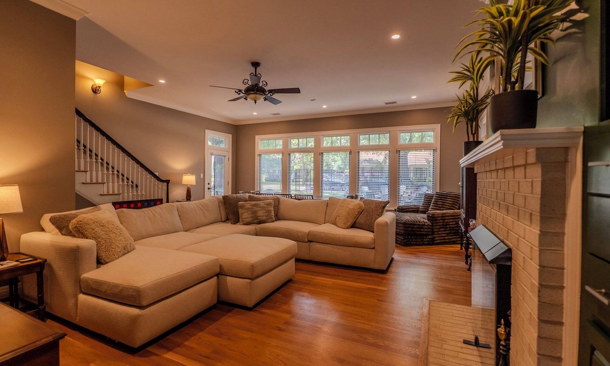 Southwest Raleigh House | The Oaks @ The Oberlin Palais | Five Points 5BR/7BA Destination Home with Golf Simulator, Fire Pit & Elevator