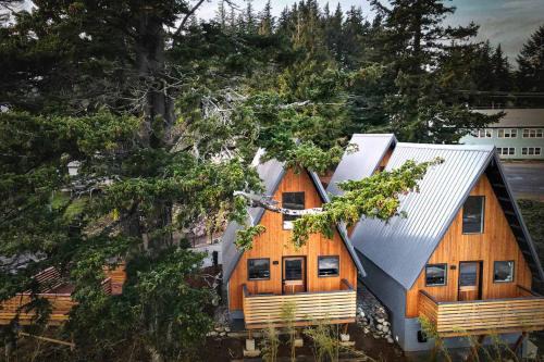 Stevenson House | The Return to Stone - A-Frame Cabin with Soaking Tub