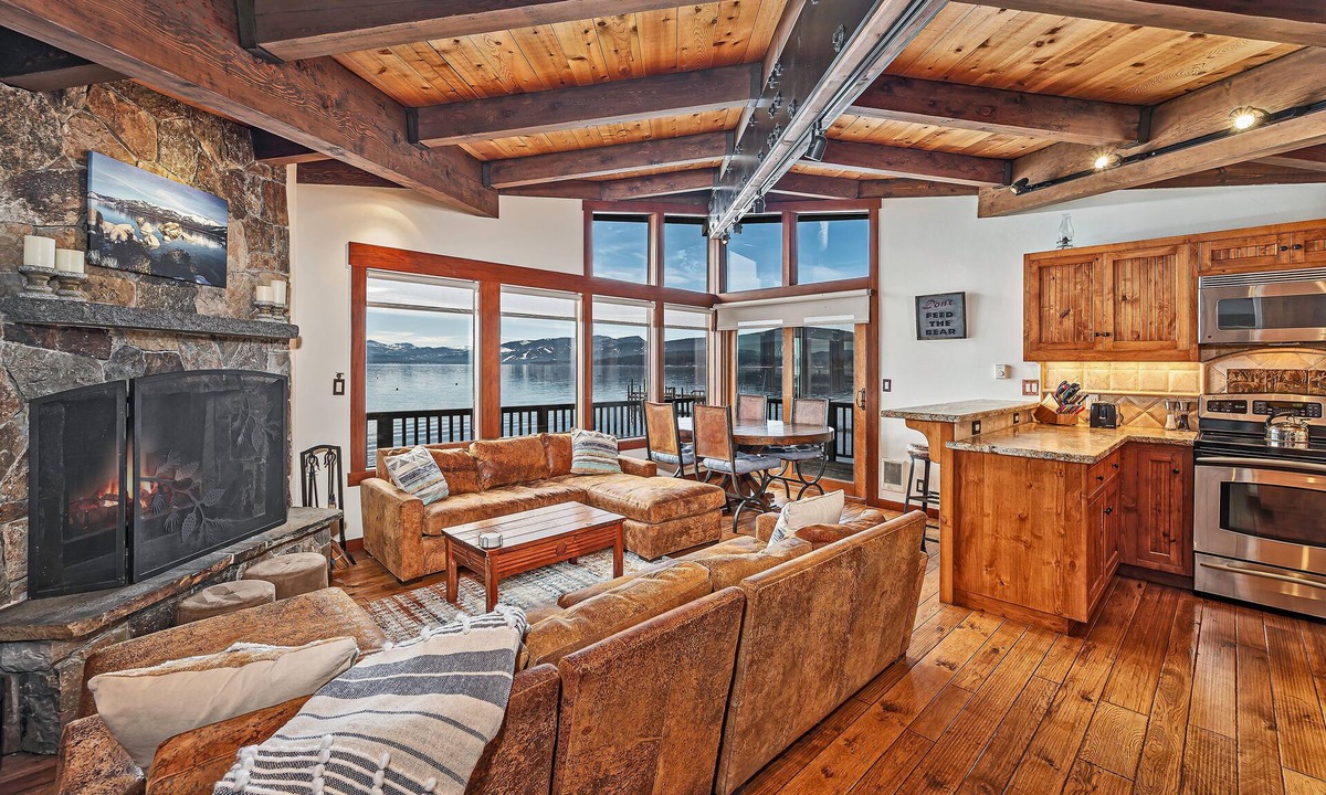 Dollar Point Condo | The Sanctuary - Secluded Tahoe Lakefront Condo with 180 Views, near Downtown Tahoe City